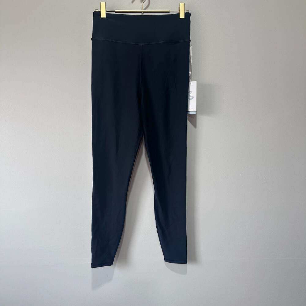 Calme Endurance High Waist 7/8 Legging in Onyx